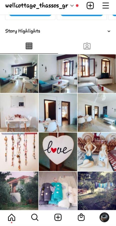 Το Σπίτι Με Το Πηγάδι - Wellcottage Thassos Skála Kallirákhis المظهر الخارجي الصورة